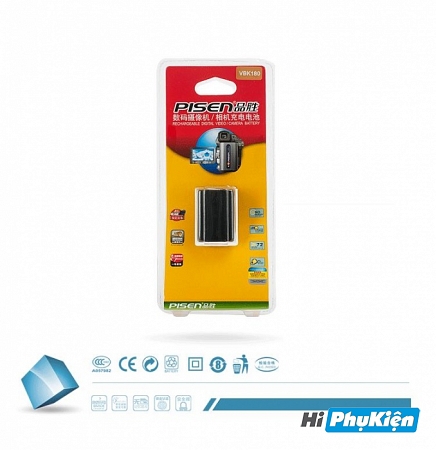Pin Pisen VBK180 - Pin máy quay Panasonic